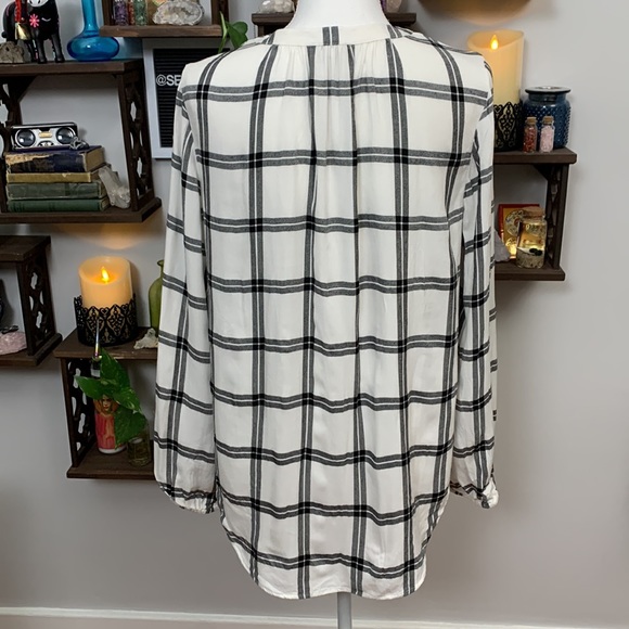 Loft Flannel Tunic Top - Picture 3 of 6